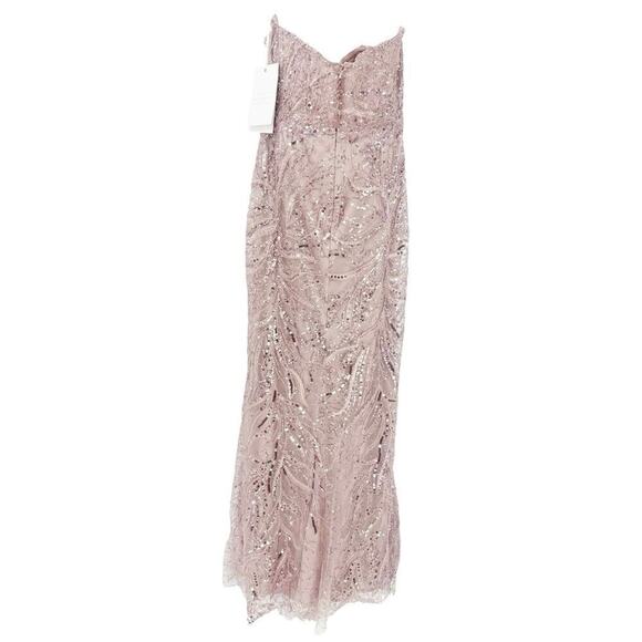 Mac Duggal Strapless Embellished Sequin Column Gown Size 10 NWT - Picture 5 of 13